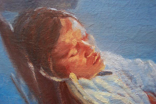 Closeup Sleeping in Seattle